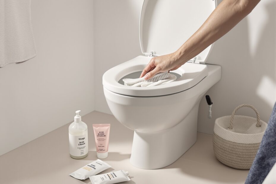 enlever le tartre des toilettes