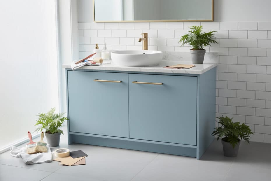 découvrez des idées faciles et des astuces efficaces pour relooker votre meuble de salle de bain et lui donner un nouveau style en un rien de temps.