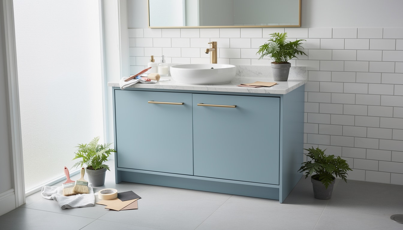 découvrez des idées faciles et des astuces efficaces pour relooker votre meuble de salle de bain et lui donner un nouveau style en un rien de temps.