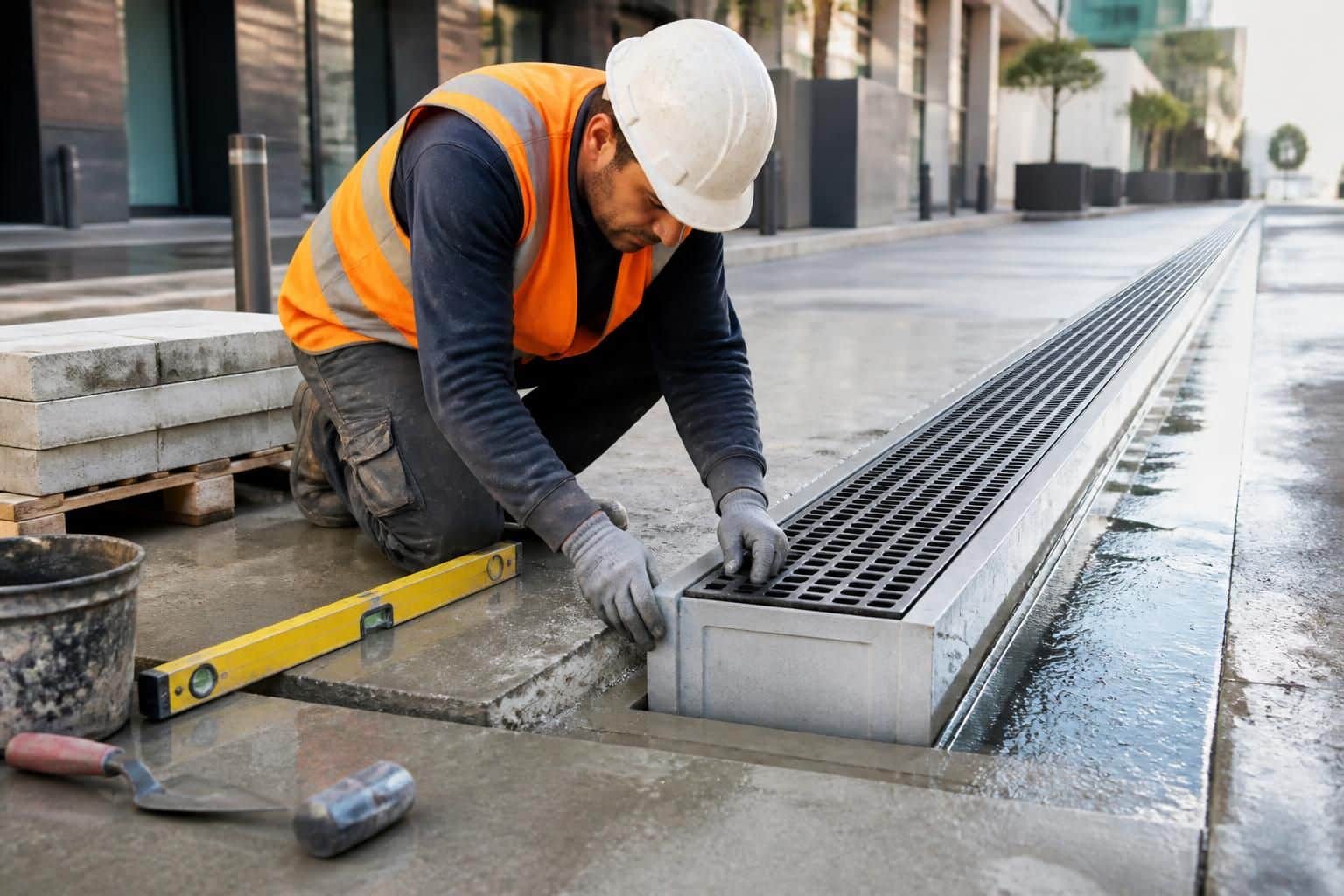 découvrez des méthodes efficaces pour poser un caniveau sans pente et assurer un drainage optimal, évitant ainsi les problèmes d'accumulation d'eau et assurant la durabilité de vos installations.
