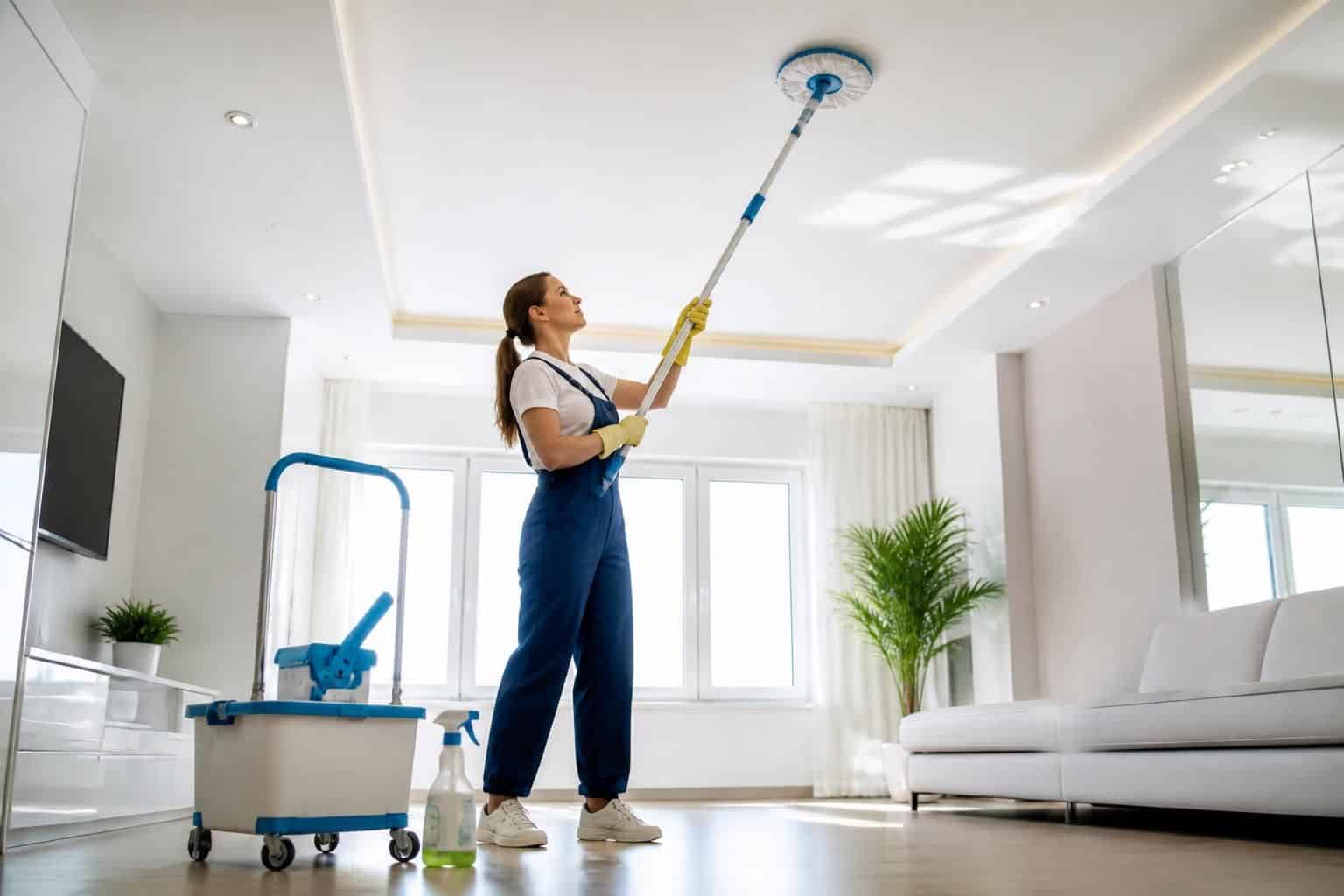 découvrez des astuces pratiques et les meilleurs outils pour laver un plafond facilement et sans effort, afin de rendre cette tâche ménagère simple et rapide.