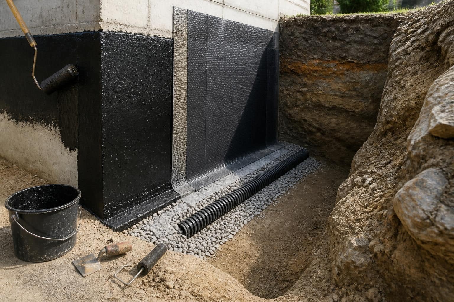 découvrez les techniques et solutions efficaces pour assurer l'étanchéité des murs enterrés extérieurs et protéger votre construction contre l'humidité.