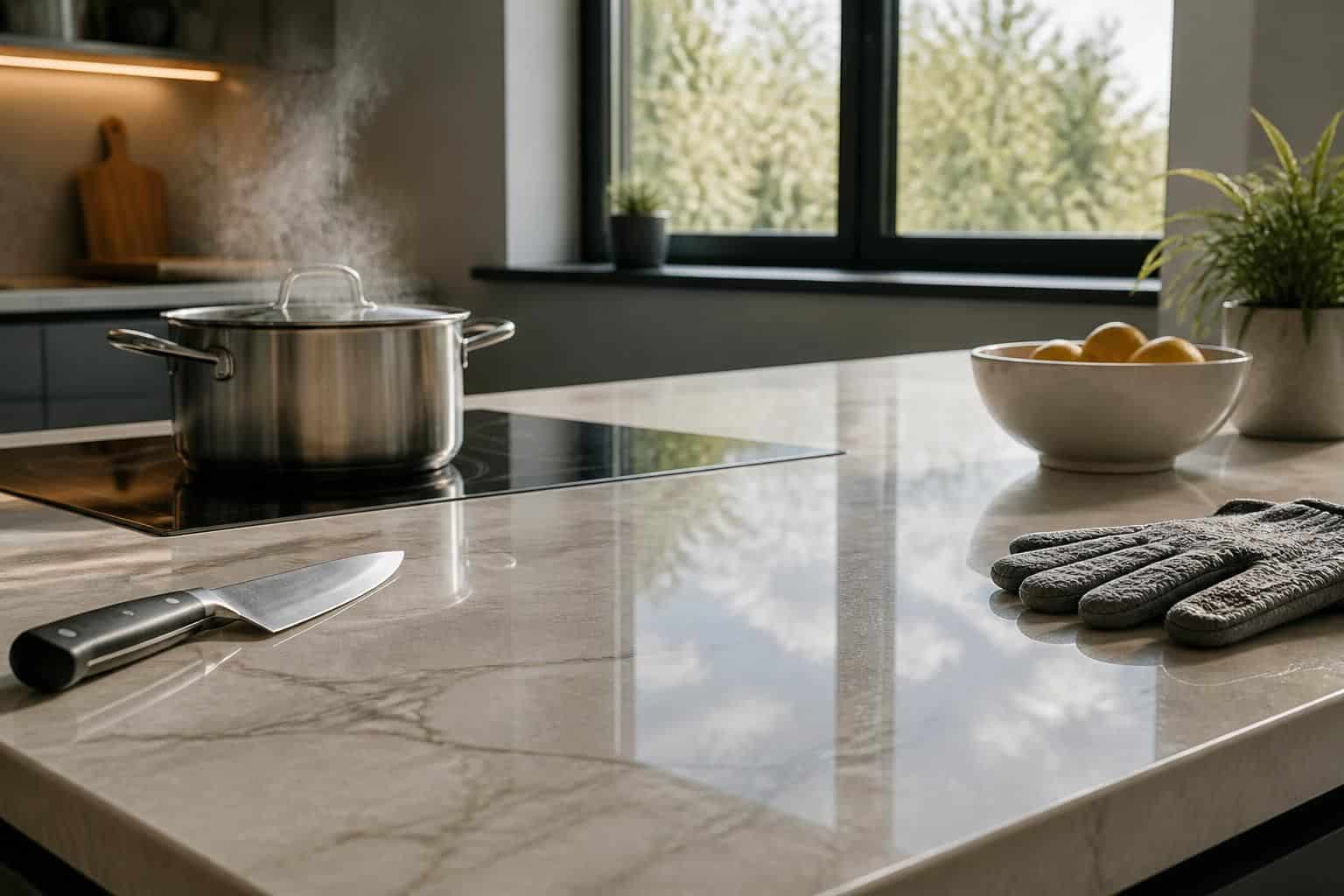 découvrez les risques liés aux plans de travail en céramique et les précautions essentielles pour assurer sécurité et durabilité dans votre cuisine.