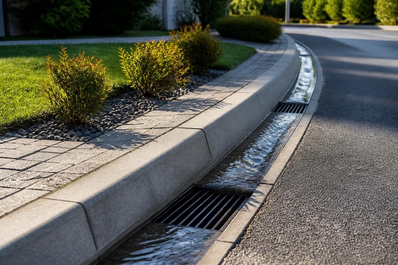 découvrez nos bordures caniveaux en béton, idéales pour la voirie et l'aménagement extérieur. résistantes et durables, elles assurent un drainage efficace et un esthétisme optimal pour vos projets.