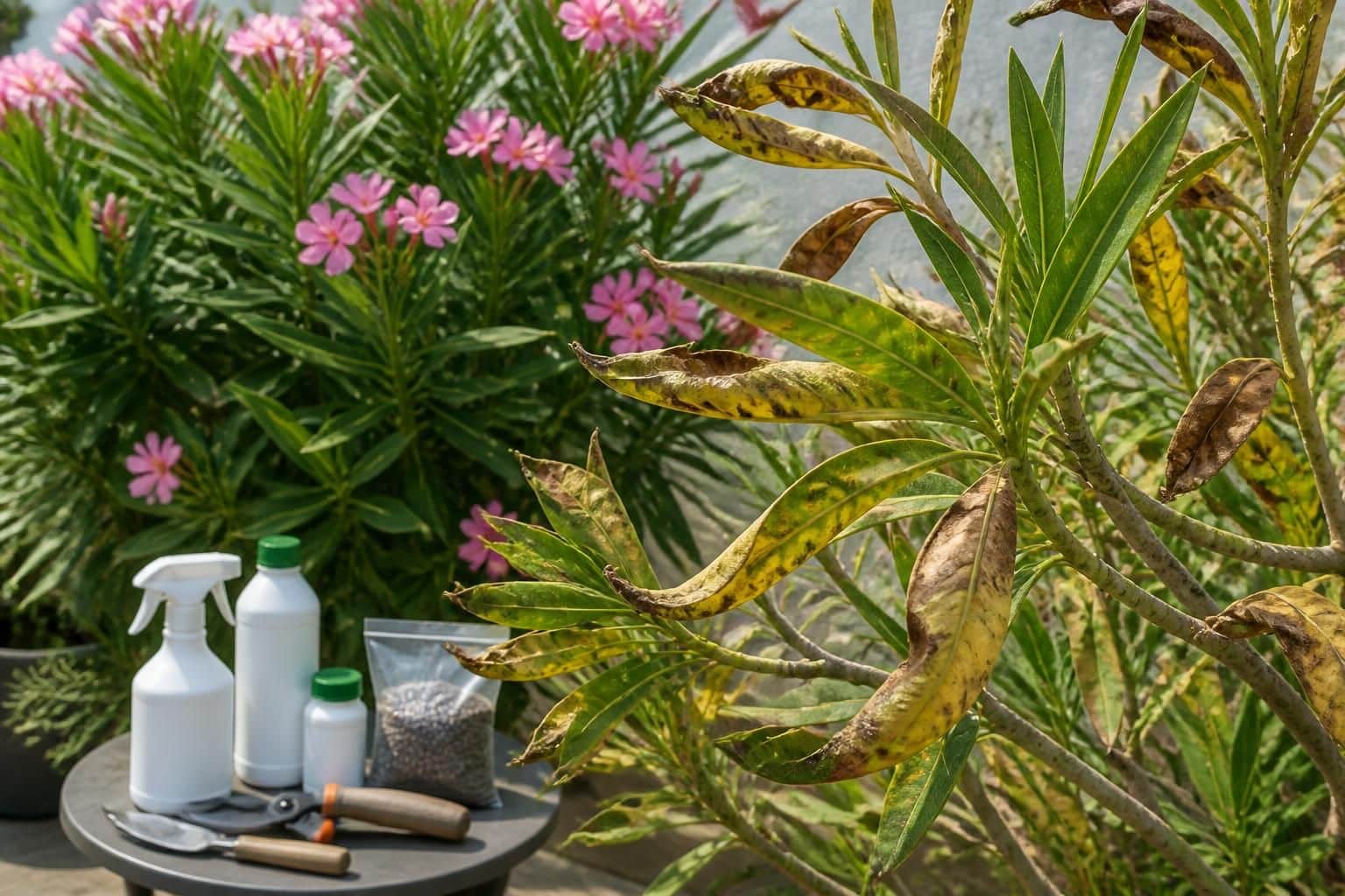 découvrez les photos, symptômes et traitements efficaces de la maladie du laurier rose pour protéger et soigner vos plantes.