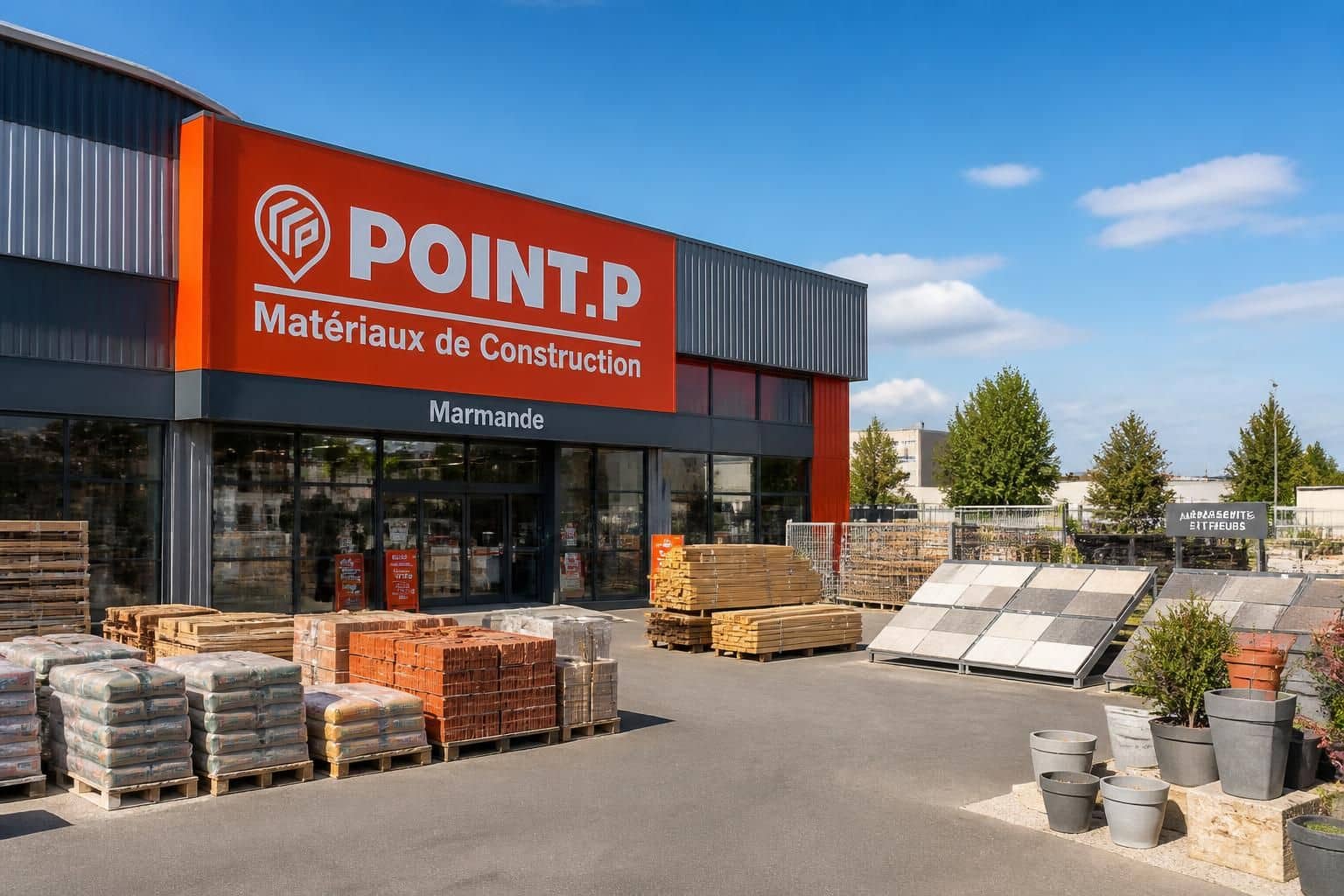 point p marmande : votre référence pour matériaux de construction et solutions d'aménagement. qualité, choix et conseils pour tous vos projets.