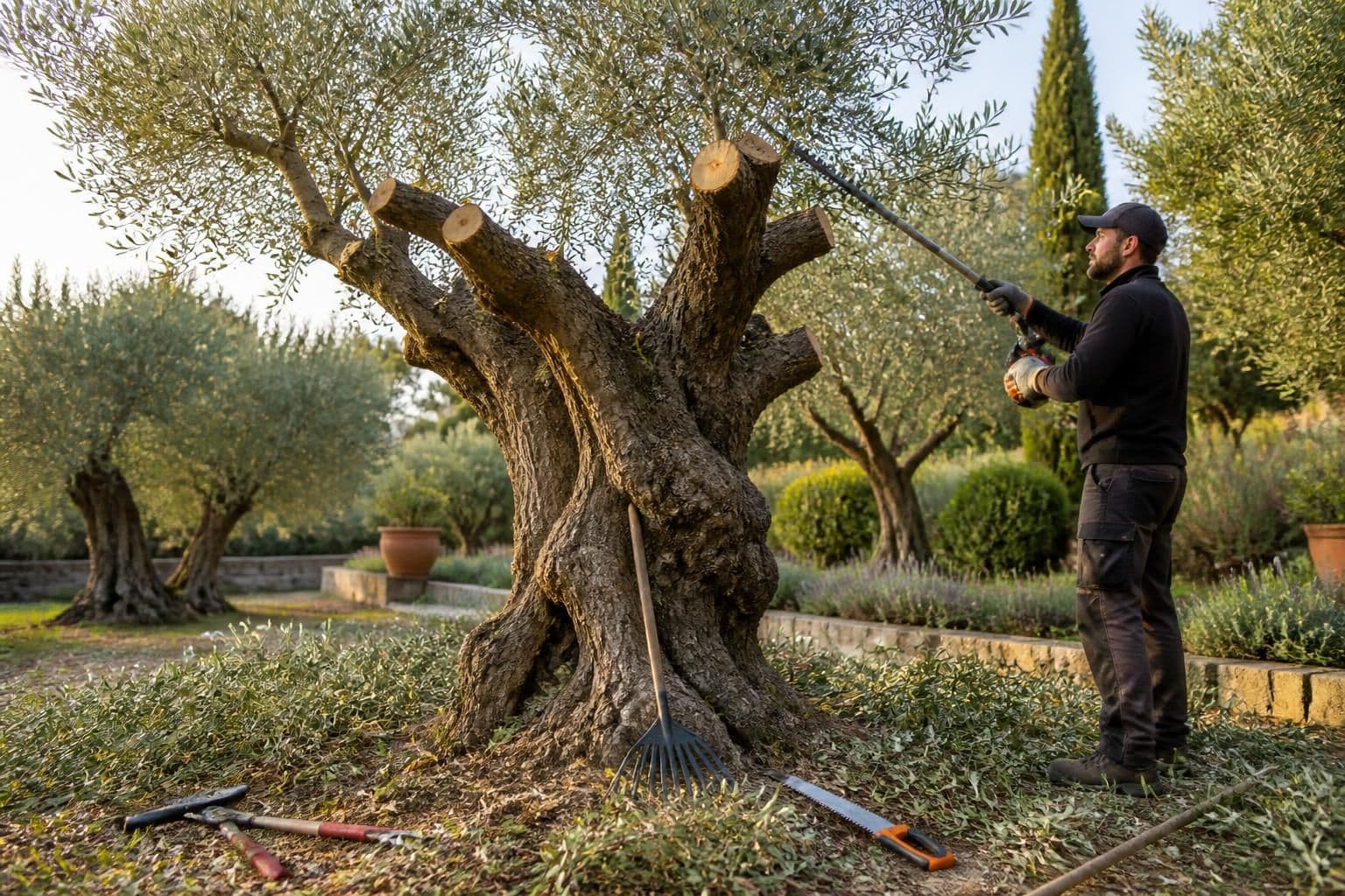 découvrez les méthodes efficaces pour une taille sévère d'olivier afin d'assurer une bonne repousse et maintenir la santé de votre arbre.
